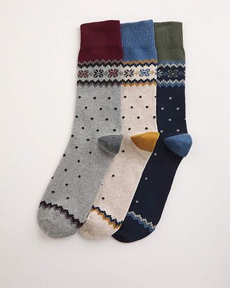 Jacamo 3 Pack Fairisle Socks