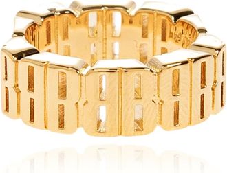 Balenciaga Rings, female, Yellow, Size: 52 MM Nano Mini Link Ring