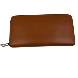 Loewe Brown Leather Long Wallet (Bi-Fold) (Pre-Owned)