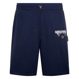 Philipp Plein Uomo, Pantaloncini, Blu, L, new
