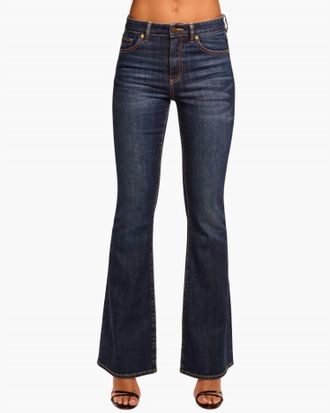 Ramy Brook Helena High Rise Flare Jean In Dark Rinse