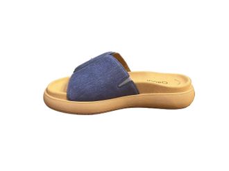Gabor Womens Open Toe Slip On Sandals In Jeans