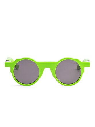 Vava round-frame sunglasses - Green