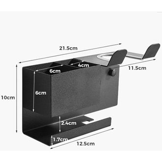 OEM Soporte Para Secador De Pelo, Soporte Para Secador De Pelo - Soporte Para Cable, Soporte Autoadhesivo De Pared Para Plancha De Pelo, Ideal Para Guarda