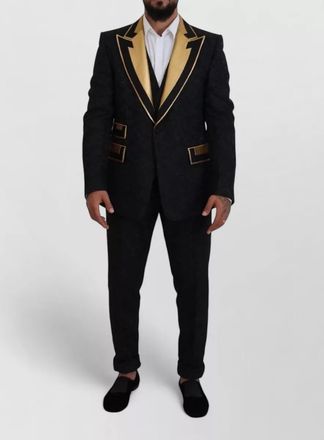 Dolce & Gabbana silk slim-fit tuxedo suit