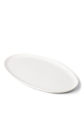 Fable Home Oval Serving Platter in Speckled White at Nordstrom, Size Large