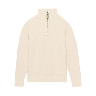 J.W.Anderson Maglione con zip corta - - Knitwear - Uomo - Beige - L