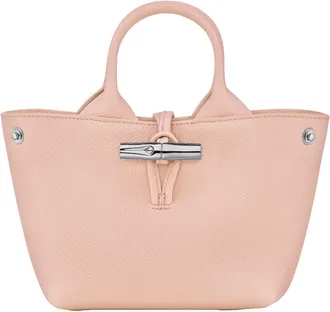 Longchamp Le Roseau Xs Top Handle Leather Bag