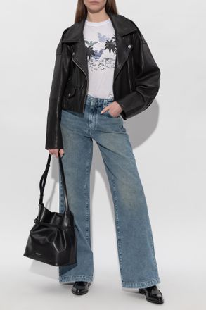 Emporio Armani T-shirt With Print, Womens, White