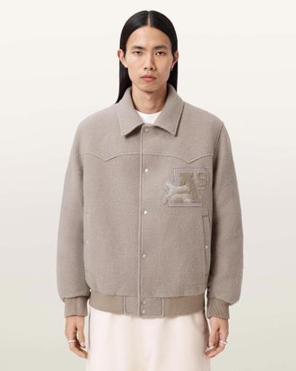 AllSaints Royce Wadded Patch Jacket