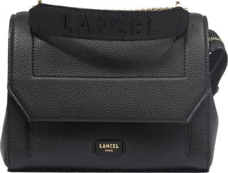 Lancel Zwarte Crossbody Tas Ninon - Dames - Schoudertassen - Zwart - ONE Size - Leer - Tassen