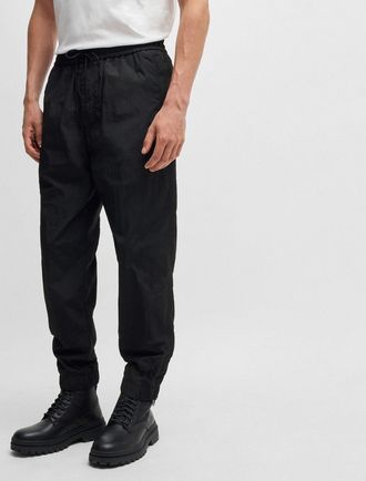 HUGO BOSS Heren Boss Sracky2 Relaxed-Fit Broek in Zwart