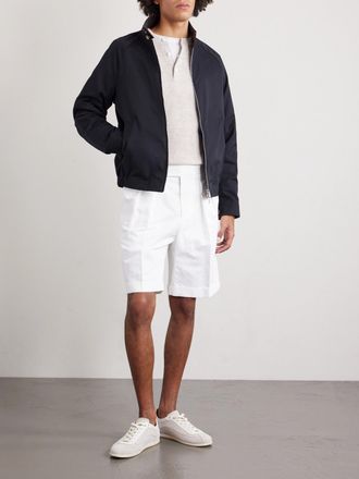 Brunello Cucinelli Cotton-Blend Twill Bomber Jacket