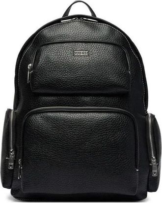 Guess Tassen, Heren, Zwart, ONE Size, Leer, Boston Rugzak