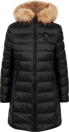 Blauer Kristin Down Jacket - Dames - Dons jassen - Zwart - S - Leer - Jassen