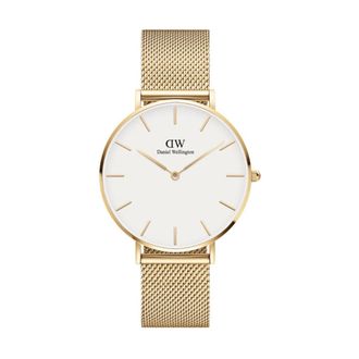 Daniel Wellington Gouden Petite Ever Dameshorloge - Dames - Horloges - Geel - ONE Size - Accessoires