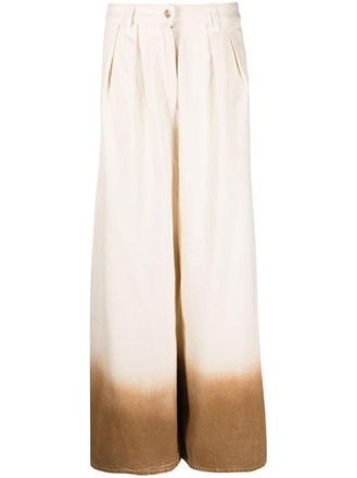 Alanui White Bright Hues denim cotton jeans