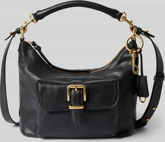 Marc O'Polo Umh&auml;ngetasche aus echtem Rindsleder in Black, Gr&ouml;&szlig;e 1