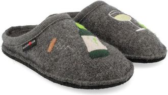 Haflinger Flair Wine Time Hausschuhe - Unisex | grau