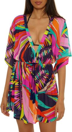Trina Turk Paralia Print Cover-Up Dress in Multi at Nordstrom, Size Medium