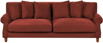 Beliani Sofa 3 Seater EIKE Fabric Red