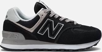 New Balance Womens 574 Core Sneaker In Black White