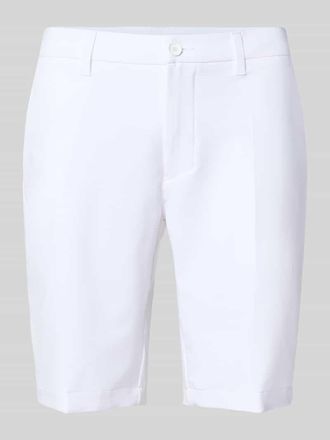 HUGO BOSS Slim Fit Chinoshorts mit G&uuml;rtelschlaufen in Weiss, Gr&ouml;&szlig;e 52