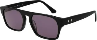 Web Eyewear Zwarte volledig omrande acetaatzonnebril - unisex - Zonnebrillen - Zwart - ONE Size - Accessoires