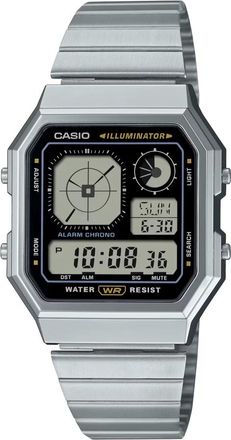 Casio Accessoires, Heren, Grijs, ONE Size, A130We-1Aef Digitale Vintage Horloge