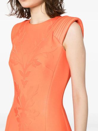 Saiid Kobeisy Neoprene Dress With Matching Embroidery