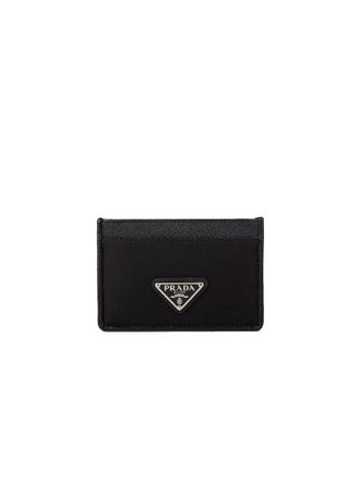 Prada Kaart Houder Zwart