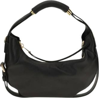 Moschino Borsa Hobo in Pelle - - Bags - Donna - Nero - ONE SIZE
