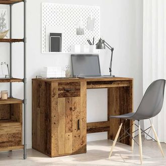 Berkfield Home Elegant Desk Old Wood 100x49x75 cm Engineered Wood in Brown | Size: 100 x 49 x 75 cm