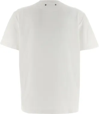 Golden Goose Crystal-Embellished Crew Neck T-shirt - White