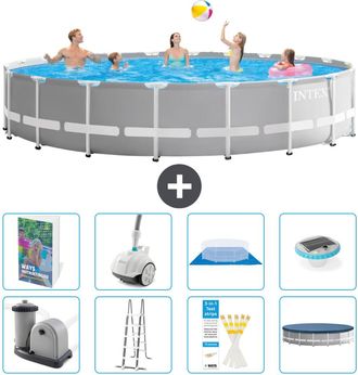 Intex Piscina Prism Frame Redonda - 610x132 Cm - 9-piezas S552