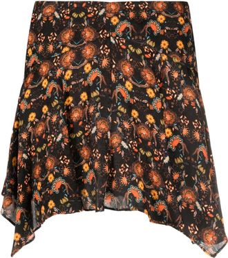 Isabel Marant Perinne Printed Mini Skirt