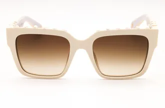 Roberto Cavalli SRC040S09X7 Gradient Acetate Sunglasses - Beige