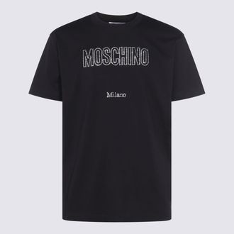 Moschino T-Shirts And Polos Blacks And Greys-Uomo