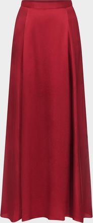 TWP Flowy Silk Maxi Skirt
