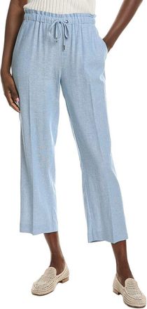 Anne Klein Drawstring Wide Leg Crop Pant