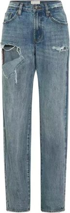 One Teaspoon 1982s High Waist Balloon Jeans - Dames - Loose Fit Jeans - Blauw - W23 - Katoen - Jeans