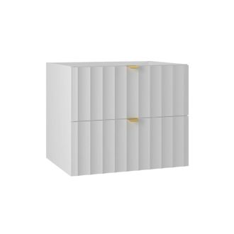 Petits Meubles Mueble bajo lavabo 60cm paneles de melamina y mdf blanco