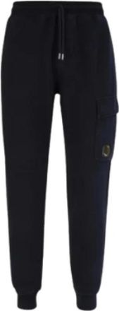 Stone Island Cotton Fleece Trainingsbroeken - Heren - Sweatpants - Zwart - XL - Katoen - Broeken