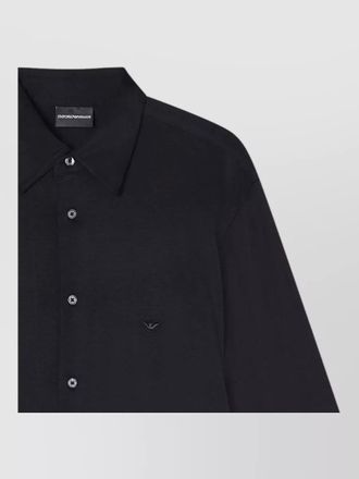 Emporio Armani slim-fit long-sleeve shirt