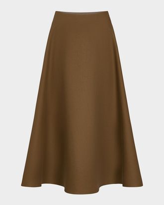 TWP Full Sweep Circle Midi Skirt