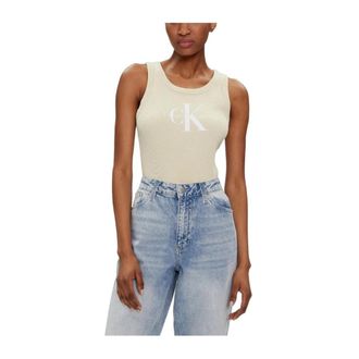 Calvin Klein Donna, Top, Verde, S, new