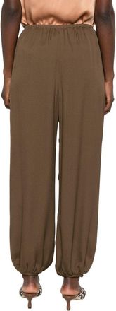 Forte_Forte Silk Blend Joggers - Khaki Brown