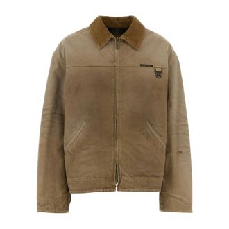 Golden Goose Dames, Jassen, Beige, Maat: XL Katoen