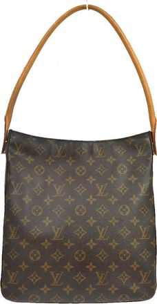 Louis Vuitton Looping Monogram Canvas Brown Canvas Handbag (Pre-Owned)