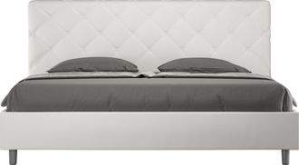 Itamoby Cama De Matrimonio King Size 180x200 Contenedor De Dise&ntilde;o Priya K Color: Blanco - Versi&oacute;n: Con Caja De Almacenaje